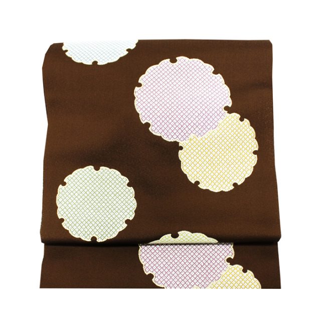 西陣織　都織物　名古屋帯