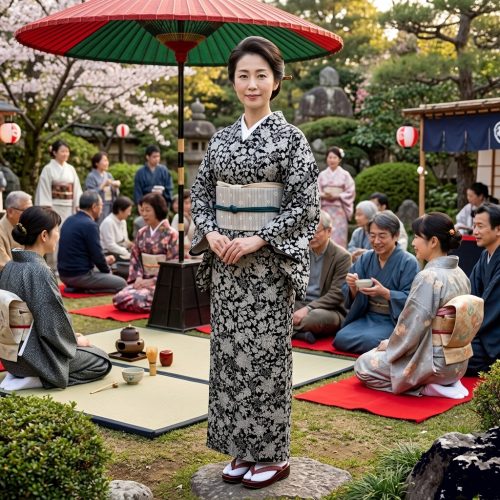 正絹紬【板場友禅】｜上品で華やかな社交着におすすめの着物