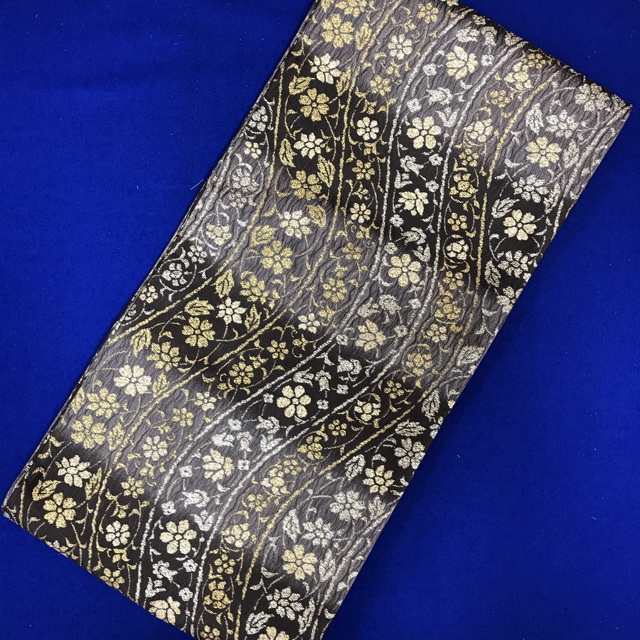 正絹西陣織袋帯 【秦生織物　謹製】全通で結びやすい袋帯です。