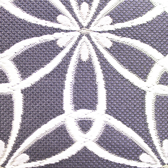 西陣織 九寸名古屋帯 六通柄｜ふくい謹製｜｜鉄紺地 七宝文様｜お茶席