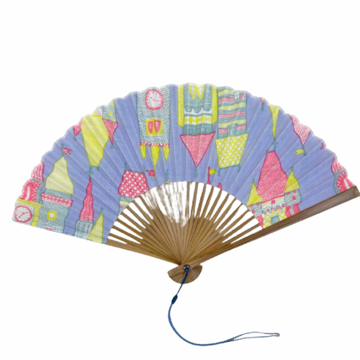 【扇子 レディース】 おしゃれ用 涼やか 夏小物 気軽に使える 便利 携帯用 かわいい 和柄 hana ichimatsu