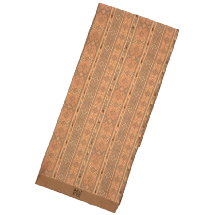 特選 西陣織 袋帯 【織悦 謹製】 有悦織 ルーマニア立菱縞文様 フォーマル 礼装用 お茶席 観劇 パーティー 訪問着 付下げに