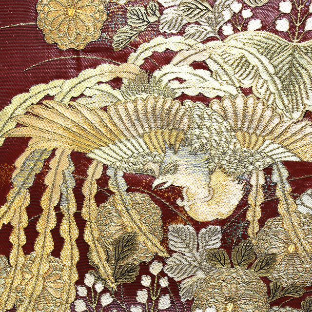 西陣織 芙蓉帯【森本織物謹製】蒔絵 鳳凰桐菊文 ― 世界に誇る工芸美術