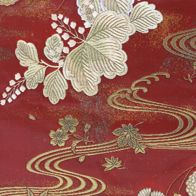 袋帯　森本織物株式会社　芙蓉帯　美品 西陣織 芙蓉帯【森本織物謹製】蒔絵 鳳凰桐菊文 ― 世界に誇る工芸美術