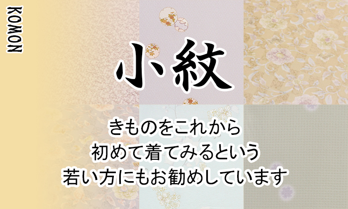 通販の小紋はこれから初めてきものを着る方にもお勧めです